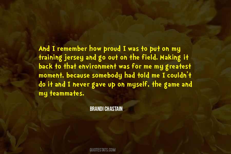 Back To Training Quotes #258293
