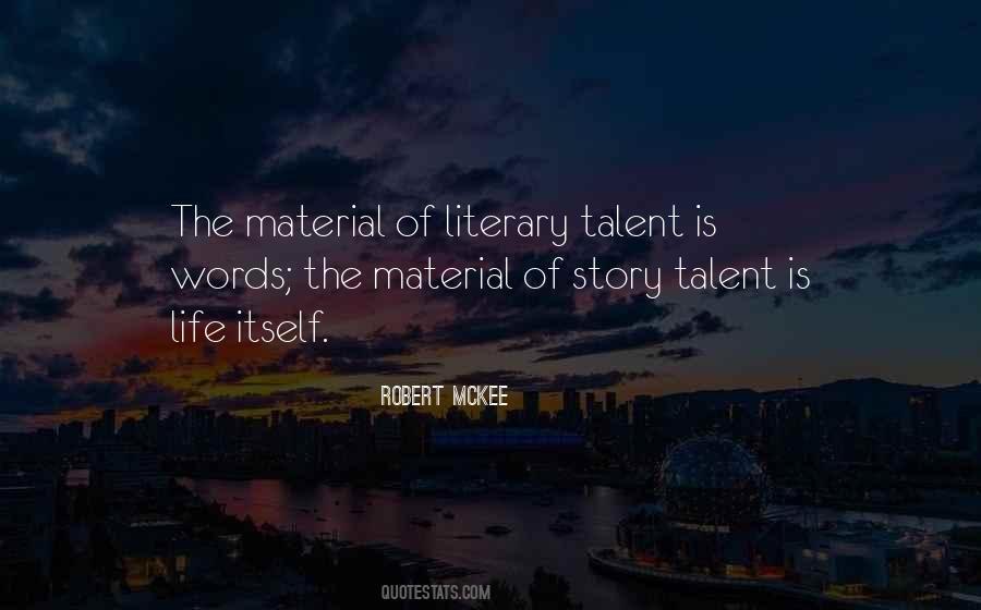 Literary Life Quotes #1077480