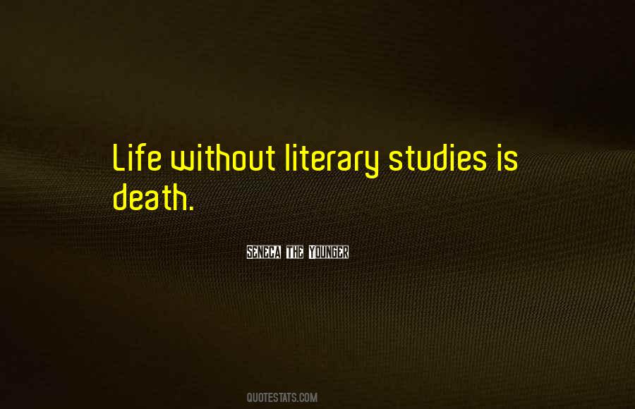 Literary Life Quotes #108523