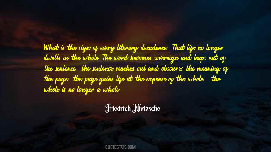 Literary Life Quotes #136215