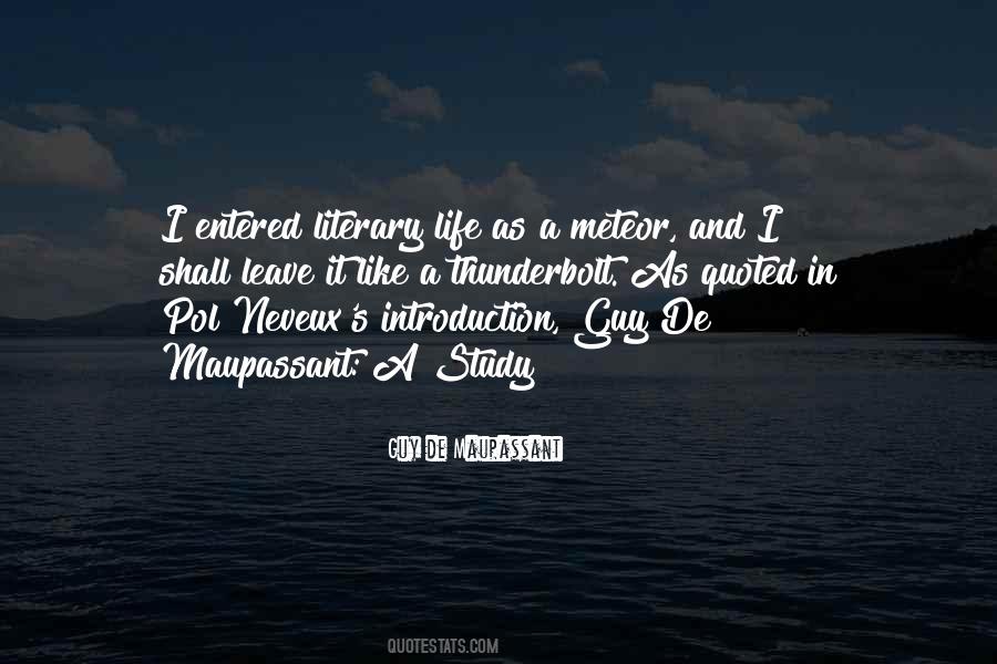 Literary Life Quotes #329962