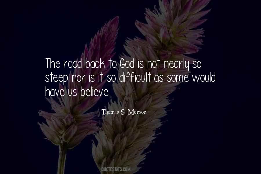 Steep Road Quotes #342996