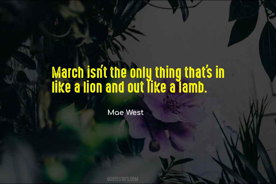 Lion And The Lamb Quotes #198846