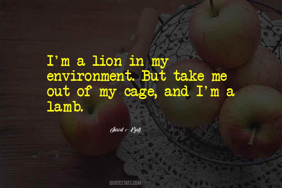 Lion And The Lamb Quotes #366278