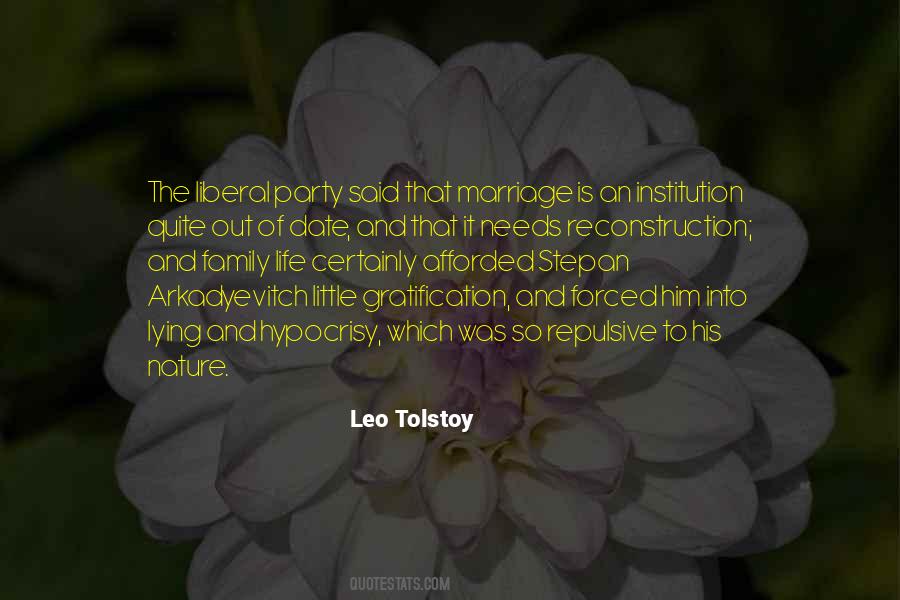 The Institution Of Marriage Quotes #386384