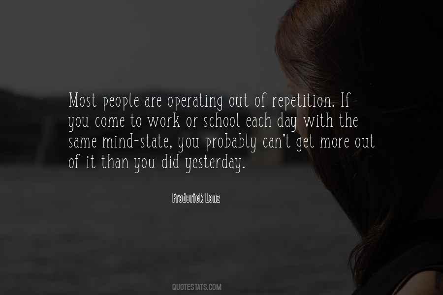 School To Work Quotes #104746