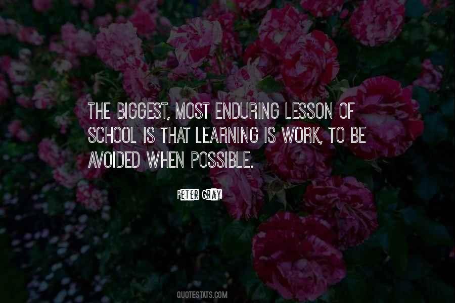 School To Work Quotes #24896