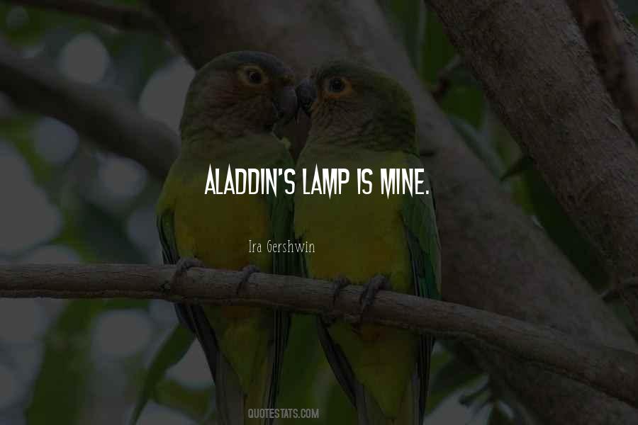 Aladdin Lamp Quotes #1570732