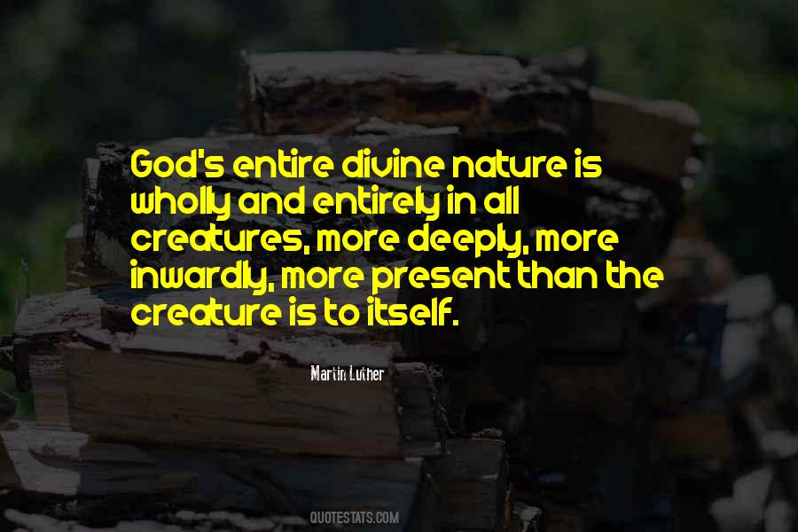 Nature S God Quotes #549393