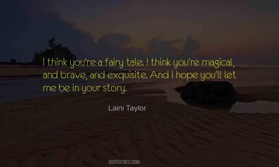 Fairy Tale Story Quotes #1342353