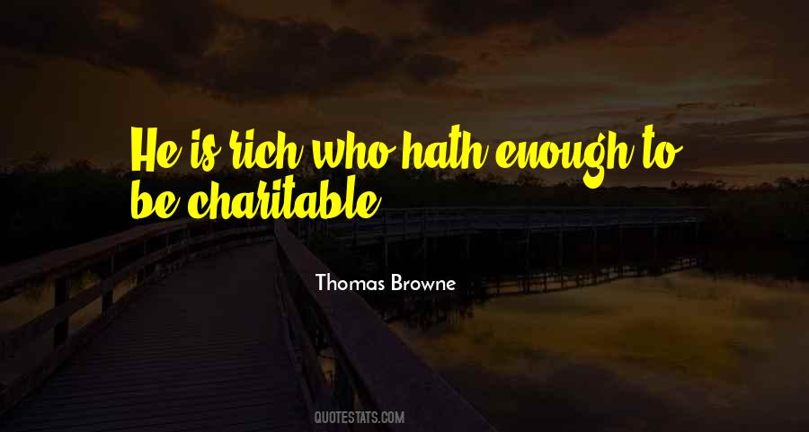 Be Charitable Quotes #1141858