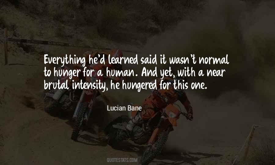Hungered For Quotes #888970