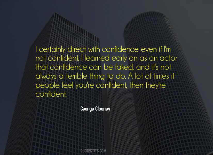 Confident People Quotes #677535