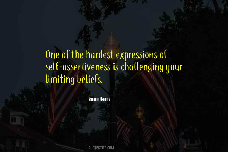 Self Assertiveness Quotes #1847889