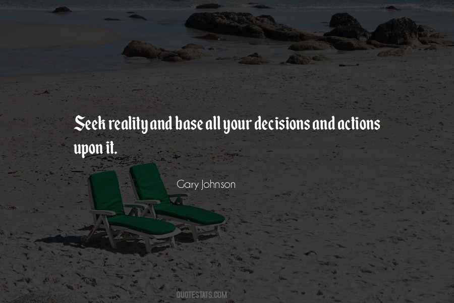 Decisions And Actions Quotes #871389