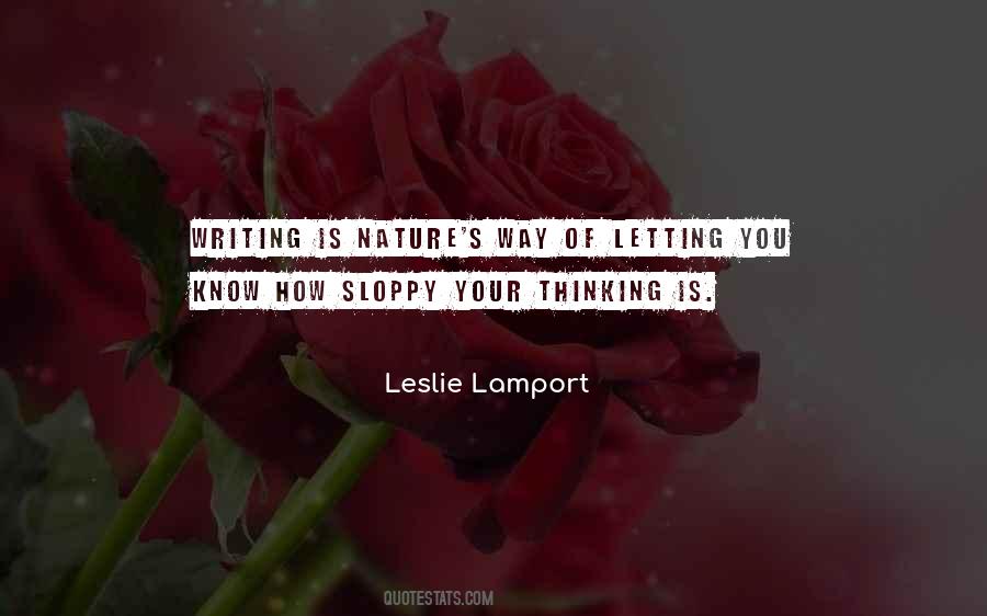 Quotes About Nature Writing #139578