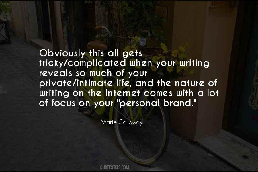 Quotes About Nature Writing #99684