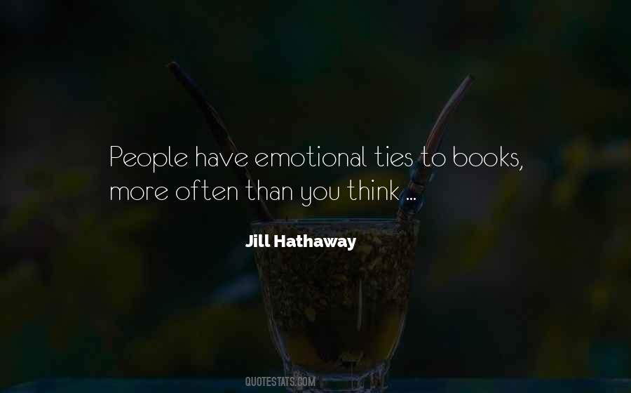 Emotional Ties Quotes #1180606