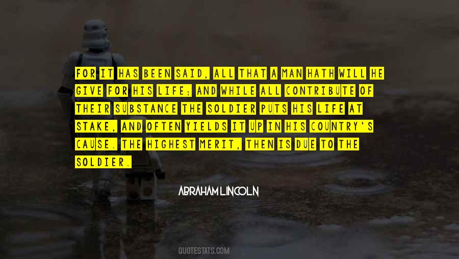 Life Abraham Lincoln Quotes #1700904
