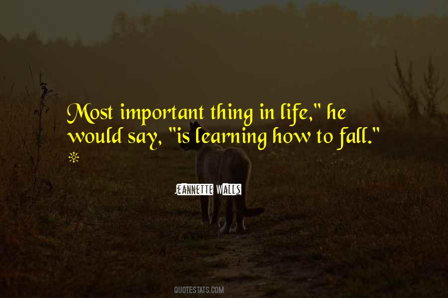 Most Important Thing Quotes #1728588