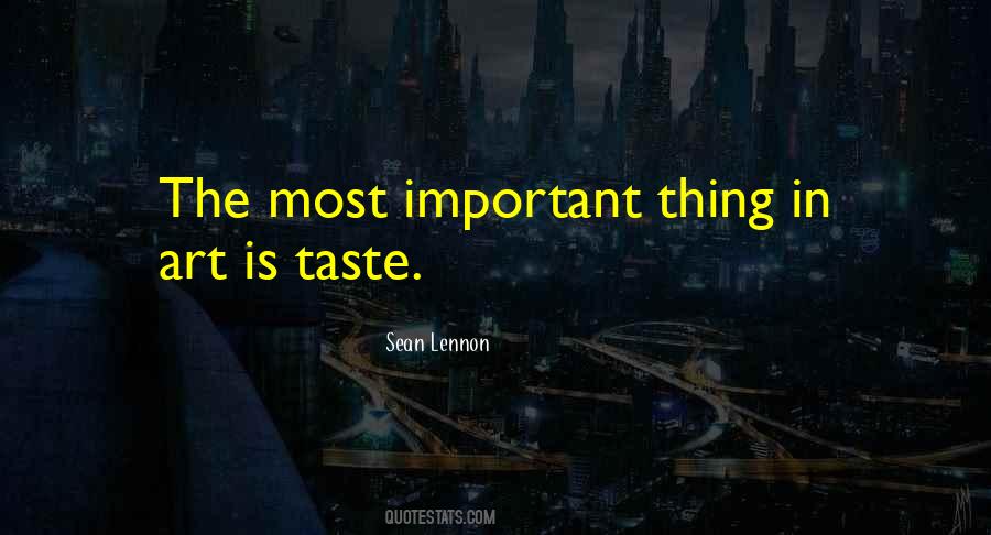 Most Important Thing Quotes #1746692