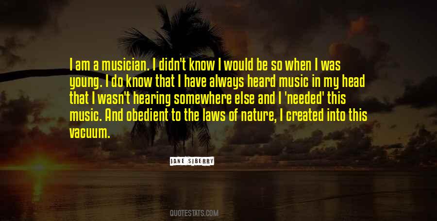 Quotes About Nature Music #109617