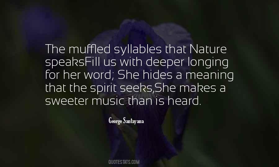 Quotes About Nature Music #768378