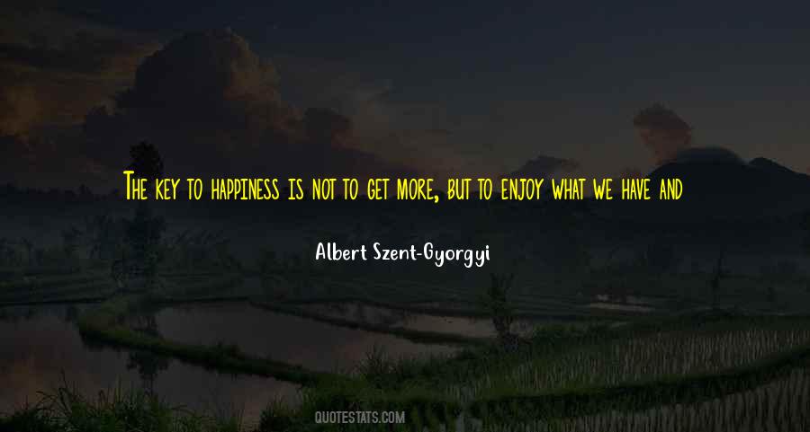 Albert Szent-gyorgy Quotes #23331