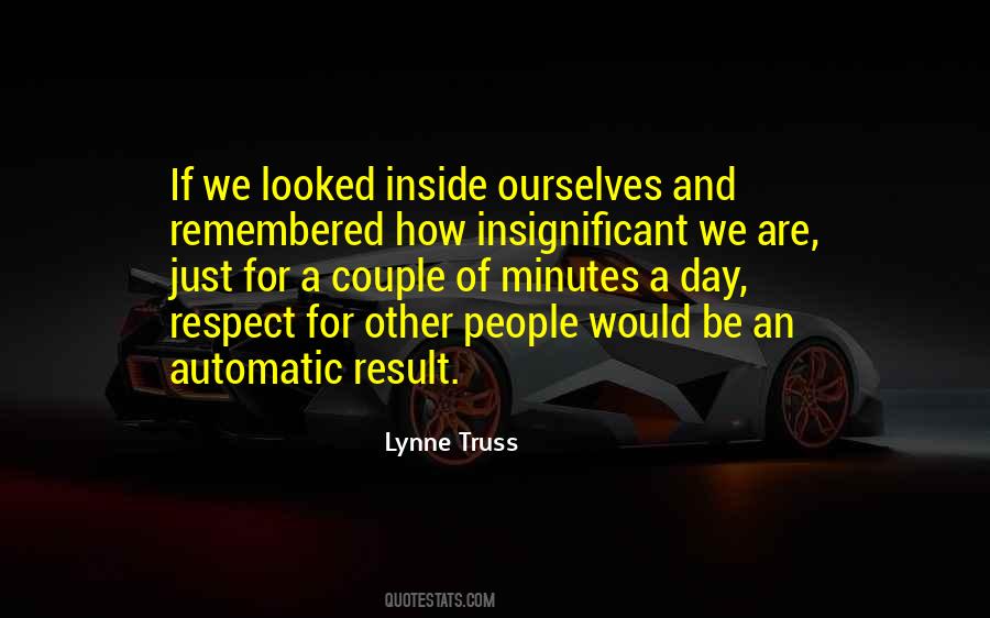 Insignificant People Quotes #474032