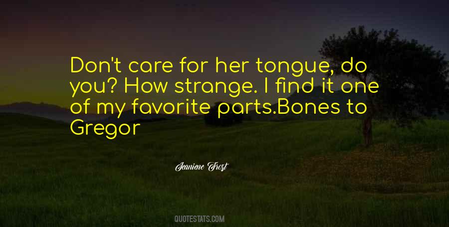 How Strange Quotes #1300433