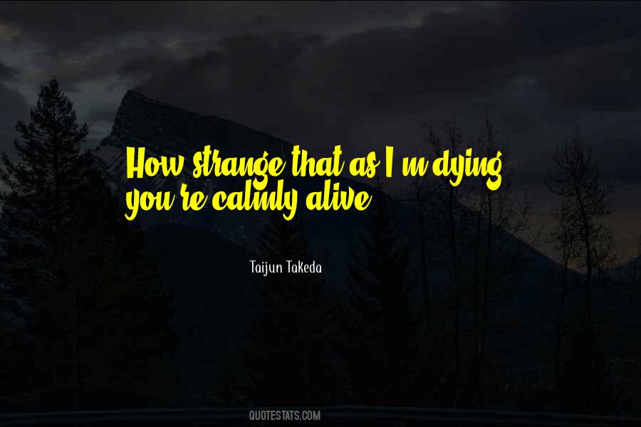 How Strange Quotes #1359917