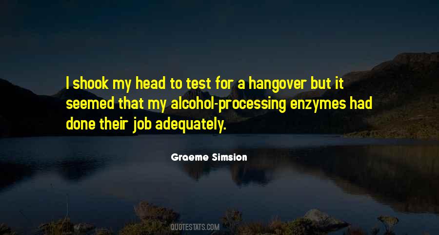 Alcohol Hangover Quotes #1006108