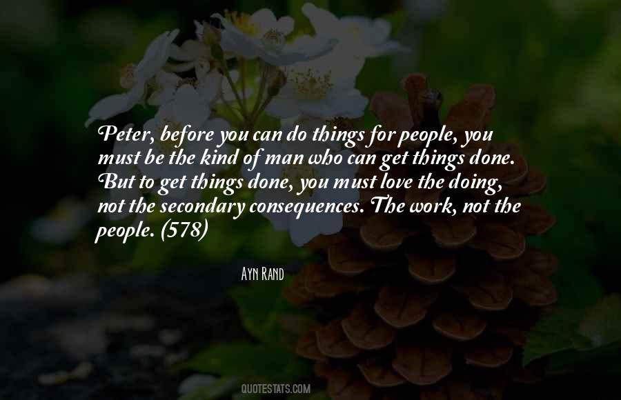 Quotes About Things Done #1025597