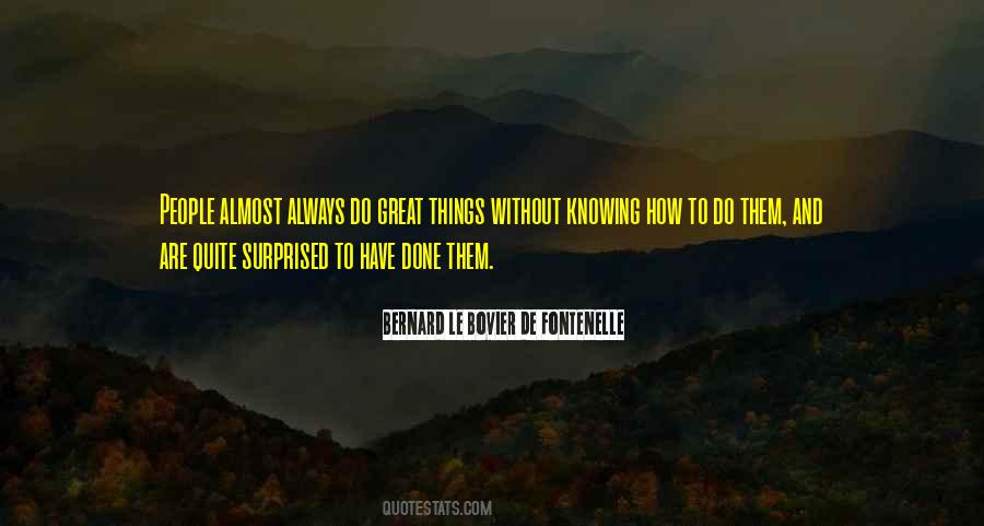 Quotes About Things Done #60974 Quotes About Things Done #60974