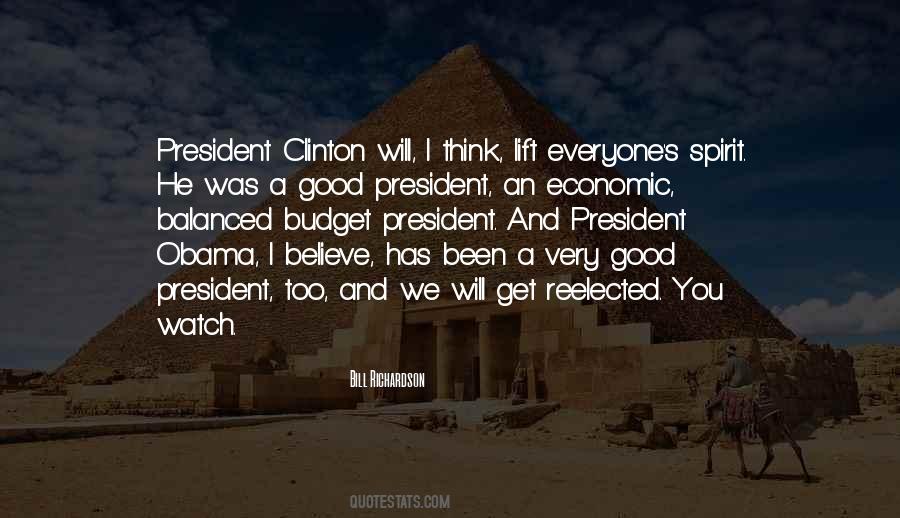 President Bill Clinton Quotes #1433825