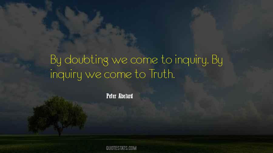 Doubt Truth Quotes #204291