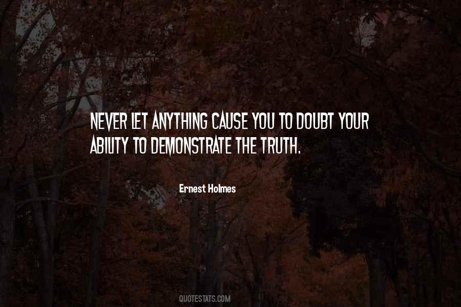 Doubt Truth Quotes #445792