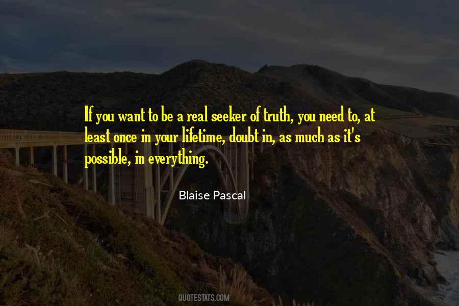 Doubt Truth Quotes #671235