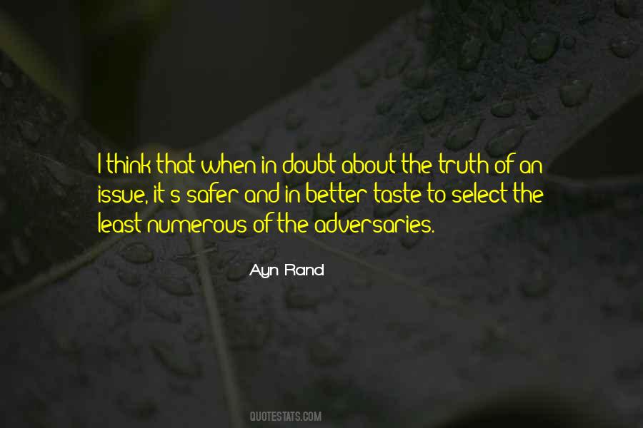 Doubt Truth Quotes #720909