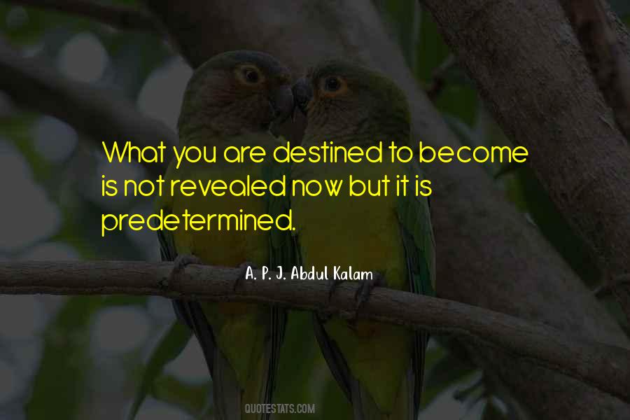 You Are Destined Quotes #1431848