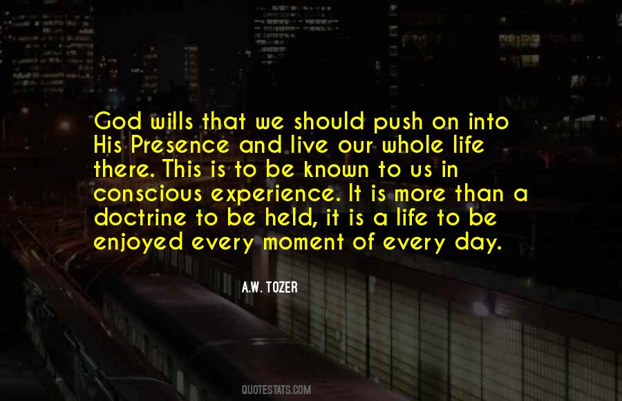Life Is To Be Enjoyed Quotes #763907