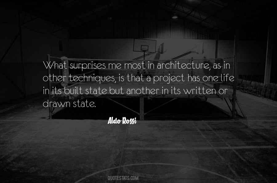 Aldo Rossi Architecture Quotes #399226