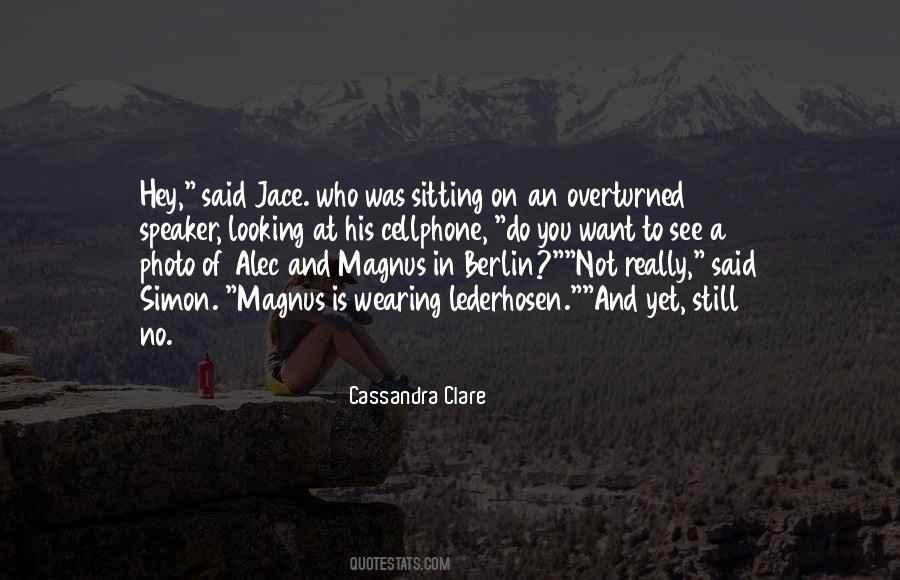 Alec And Jace Quotes #119405