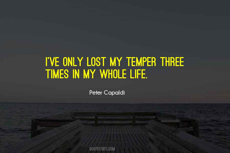 My Temper Quotes #1421115