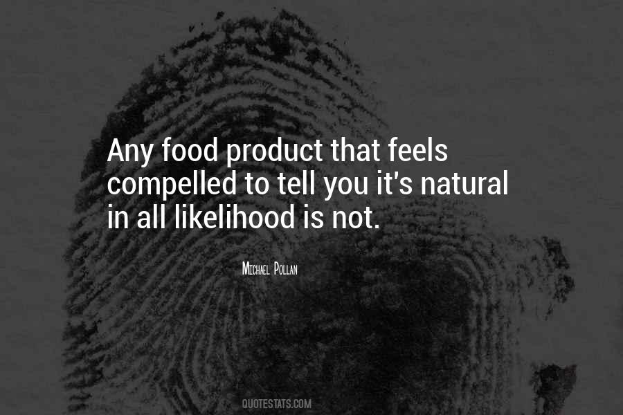 Quotes About Natural Food #1548769