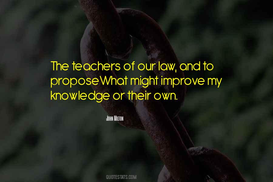 Knowledge Of The Law Quotes #1625931