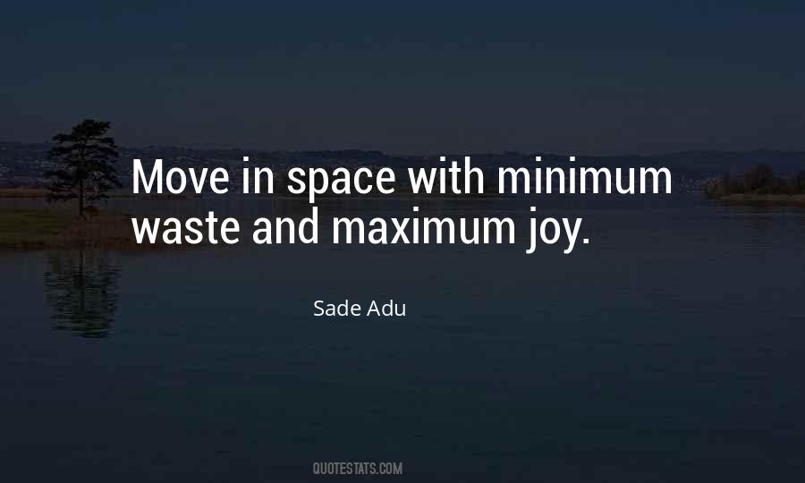 Space Waste Quotes #1654813