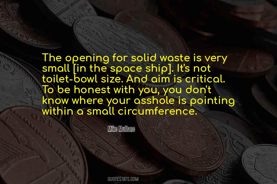 Space Waste Quotes #624706
