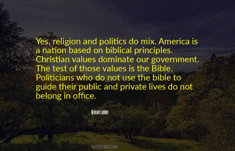 Christian Principles Quotes #323008