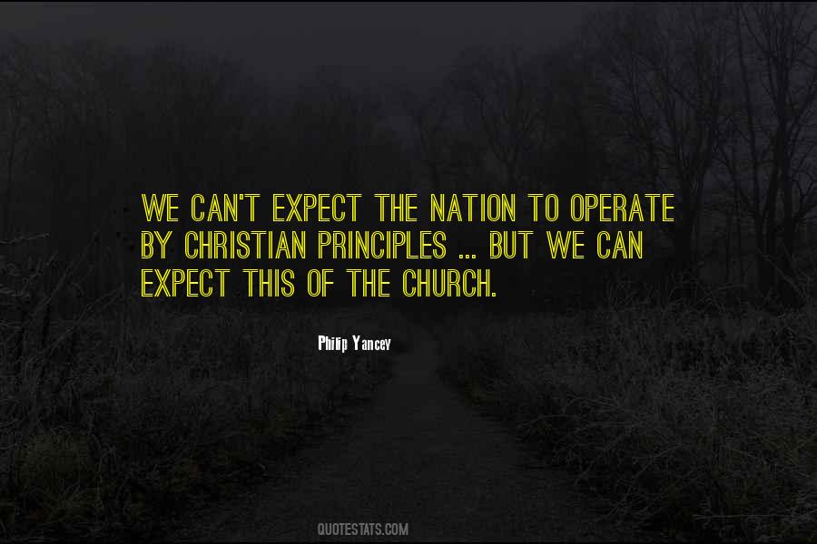 Christian Principles Quotes #619784